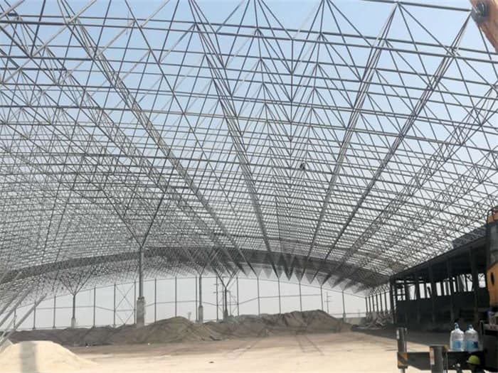 洛阳钢厂料仓网架工程